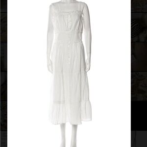White Organic Cotton Summer Dress
